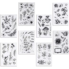 UCEC 2 Sheets Vintage Postage Stamps, Silicone Clear Stamp for Card Making in Saudi Arabia