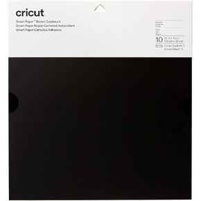 بطاقات لاصقة ورقية ذكية من Cricut - 10 ورقات - 13 بوصة × 13 بوصة - ورق لاصق للملصقات - متوافق مع Cricut Explore 3/Maker 3 - باستيل