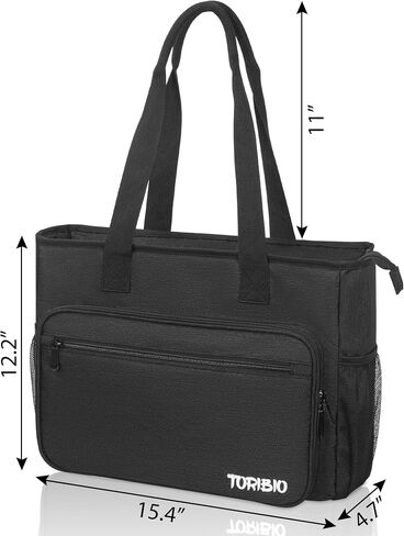 TORIBIO Carrying Bag for Diamond Painting Tools, Protective Case for Light Pad and Accessories, 19.3"x16.5"x6", Black, Bag Only in Kuwait