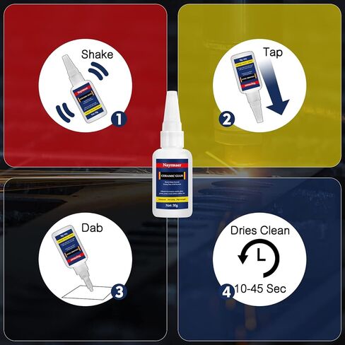 Ceramic Glue, 30g Glue for Porcelain and Pottery Repair, Instant Strong Glue for Pottery, Porcelain, Glass, Plastic, Metal, Rubber and DIY Craft in Kuwait