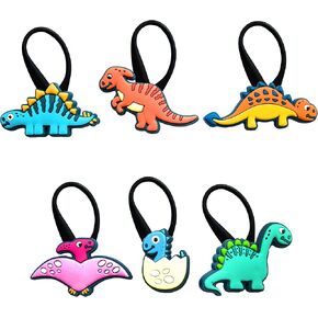 AVIRGO Colorful Luggage Tag Flexible Fully Bendable & Bright Silicone Tags for Travel. Loops for Secure Fastening Travel Bag & Baggage Quickly Spot Luggage Suitcase Set of 16 Pcs