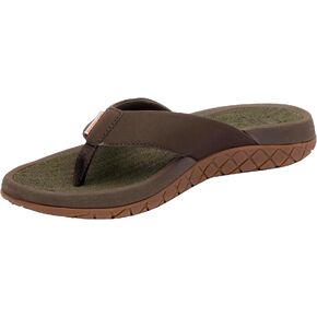 Grundens Men's FishFinder Sandals | Quick-Drying, Comfortable, and Versatile Mens Flip Flops with Enhanced Traction & Full Arch Support for Fishing and Outdoor Wear