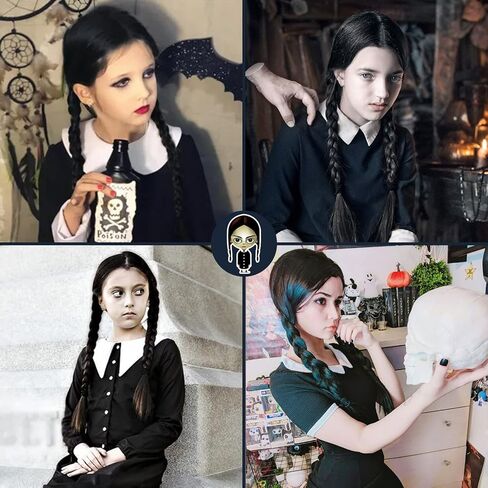 Wigood 40" Wig Extra Long Black Straight Wigs for Women Cosplay Halloween Party Anime Wig with Wig Cap (Adult Size) in Kuwait