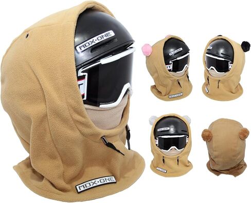 قناع وجه للأطفال من MDXONE Kids Over The Helmet بالاكلافا مع أزرار لشتاء 2022 الكريات مع المطاط (يباع بشكل منفصل) in Kuwait