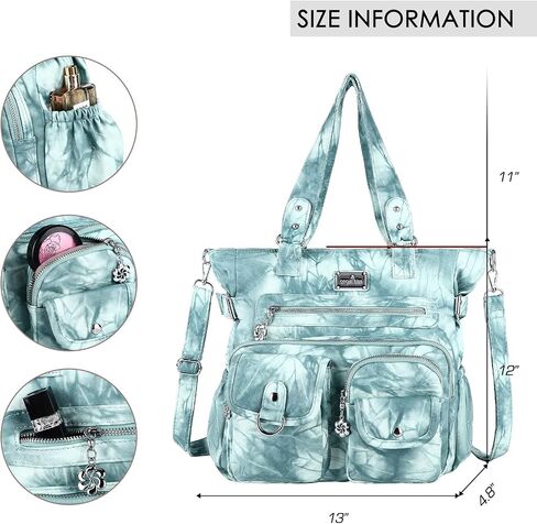 Angel Kiss Purses and Handbag for Women Soft PU Leather Shoulder Handbag Women Tote Satchel Bags Top Handle Satchel in Kuwait