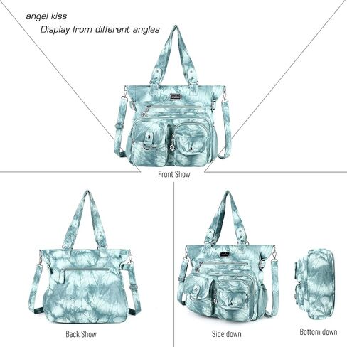 Angel Kiss Purses and Handbag for Women Soft PU Leather Shoulder Handbag Women Tote Satchel Bags Top Handle Satchel in Kuwait