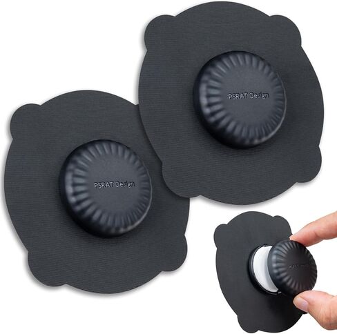 AirTag Fabric Mount - Apple Air Tag Stick-On Holder | Secure & Hidden | for Luggage, Purses, Backpacks, & Jackets |Apple Airtag Sticker 4 Pack in Kuwait