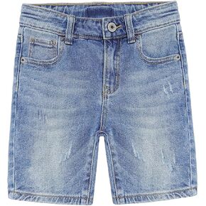 KIDSCOOL SPACE Baby Little Girls Boys Jeans Shorts,Ripped Stretchy Simple Design Cute Summer Denim Pants in Saudi Arabia