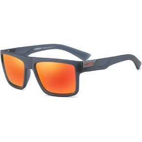 Tramean Retro Polarized Sunglasses for Men and Women Classic Vintage Square Sun Glasses UV400 Protection D918
