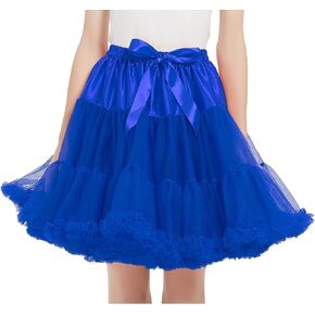 *daisysboutique* Women Puffy Petticoat Skirts Slip Vintage 50s Tutu Tulle Crinoline Elastic Waist Band Underskirt Rockabilly