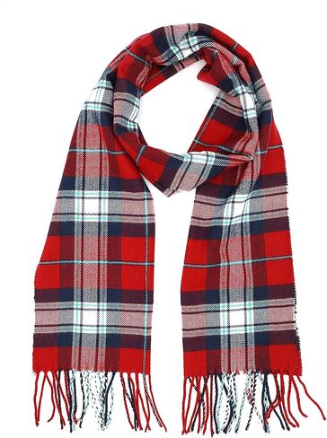 Achillea Scottish Tartan Plaid Scarf, Classic Winter Scarf, Soft Cashmere Feel Men’s & Women's Scarves in Saudi Arabia