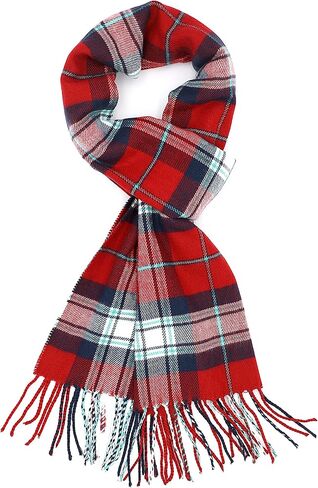 Achillea Scottish Tartan Plaid Scarf, Classic Winter Scarf, Soft Cashmere Feel Men’s & Women's Scarves in Saudi Arabia