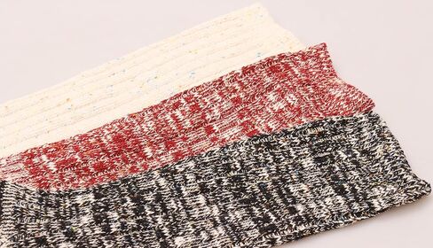 Galsang Women's Vintage Knit Cotton Slouch Boot Socks Casual Crew Socks,Thick Knit Wool Socks Gift Socks,Size 5-10,#B65 in Saudi Arabia