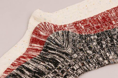 Galsang Women's Vintage Knit Cotton Slouch Boot Socks Casual Crew Socks,Thick Knit Wool Socks Gift Socks,Size 5-10,#B65 in Saudi Arabia