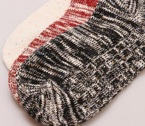 Galsang Women's Vintage Knit Cotton Slouch Boot Socks Casual Crew Socks,Thick Knit Wool Socks Gift Socks,Size 5-10,#B65 in Saudi Arabia
