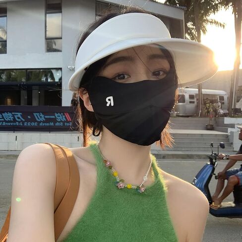 Cloth Covered Slip-On Visor, Sun Sports Visor Hats Cap for Women Adjustable Cap in Kuwait