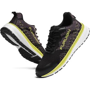 Furuian Steel Toe Shoes for Women Lightweight Safety Indestructible Sneakers Slip Resistant Work Utility Shoes in Saudi Arabia