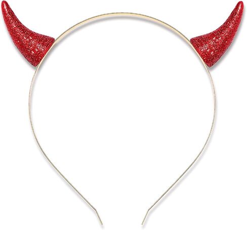 ZITULRY Halloween Devil Horns Headband for Women Halloween Hairwear Halloween Hair Hoop Jewelry for Cosplay Decoration in Kuwait