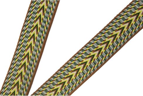 Wide Handbag&Purse Strap Jacquard Woven Guitar Style Multicolor Replacement Strap Canvas Adjustable Crossbody Bag Strap in Kuwait