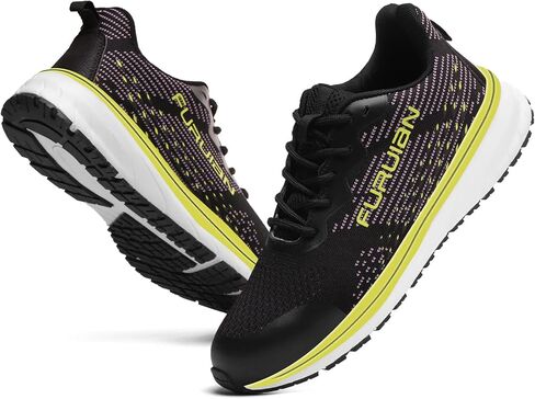 Furuian Steel Toe Shoes for Women Lightweight Safety Indestructible Sneakers Slip Resistant Work Utility Shoes in Saudi Arabia