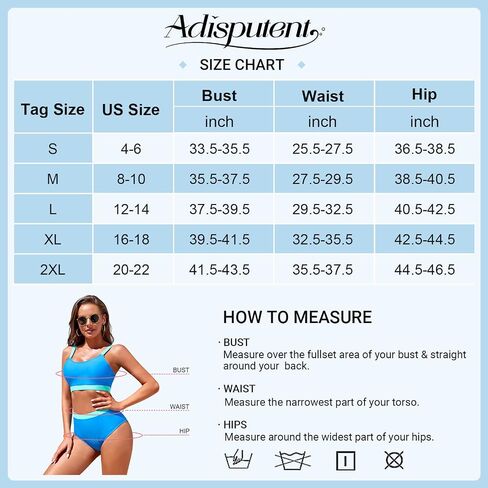 Womens High Waisted Bikini Sets Sporty Crop Top Color Block Swimwear Bandeau Scoop Neck Vintage Two Piece Bathing Suits in Kuwait