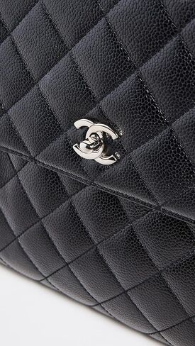 شانيل CHANEL المرأة المحببة مسبقًا جامبو كيلي فلاب، كافيار in Kuwait