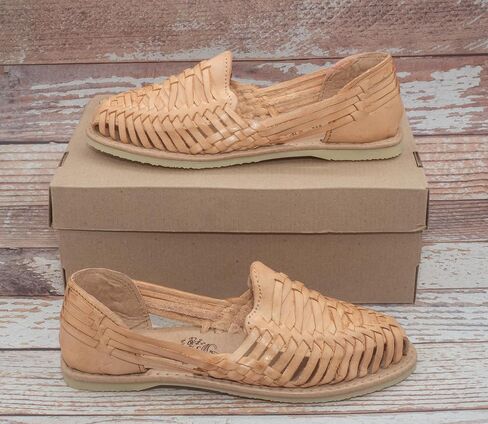 Fiesta Brands Mexican Boho Woven Huaraches For Women Mexicanos Sandals Para Mujer Leather Artisan Made Shoes in Saudi Arabia