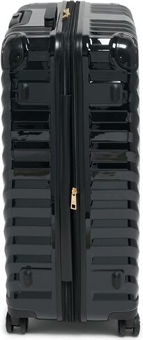 Karl Lagerfeld Paris Women's Suitcase Spinner Wheels Hardside, Deep Black, One Size in Saudi Arabia