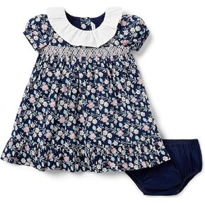 Janie and Jack Baby Girl's Ditsy Floral Smocked Dress (Infant) in Kuwait