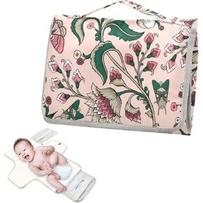 Animal Leopard Print Portable Diaper Changing Pad, Portable Changing Pad for Newborn Girls & Boys - Baby Changing Pad Lightweight Waterproof Travel Changing Kit,Gifts for Baby Shower