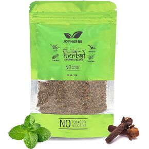 JOYHERBS خليط أعشاب عضوي 100% خالٍ من التبغ والنيكوتين، مزيج تدخين 30 جرام (1.0 أونصة) in Kuwait