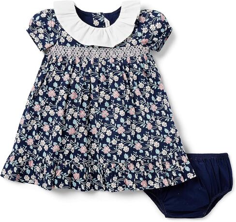 Janie and Jack Baby Girl's Ditsy Floral Smocked Dress (Infant) in Kuwait