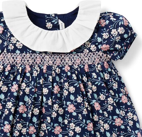Janie and Jack Baby Girl's Ditsy Floral Smocked Dress (Infant) in Kuwait