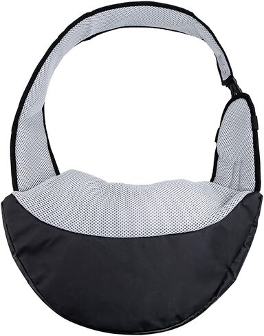 ابابيزد شنطة حمل للكلاب الصغيرة والقطط مصنوعة من نسيج شبكي جيد التهوية بدون استخدام اليدين بوزن يصل الى 5 باوند، هدية (مقاس S (حتى 5 باوند)، لون اخضر) in Kuwait