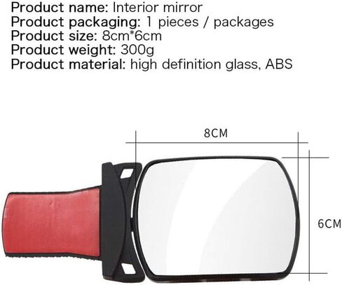 مرآة الرؤية الخلفية للأطفال، مرآة خلفية قابلة للتعديل من مور تشويس مقعد خلفي ذاتي اللصق الرؤية الخلفية ملحقات مرآة السيارة مرآة الطفل in Kuwait