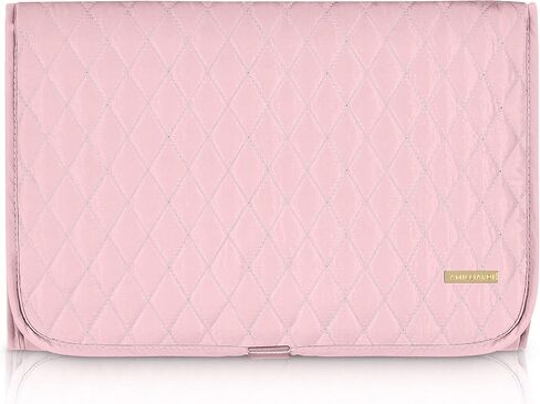 Portable Diaper Changing Pad Stylish & Chic by AMILLIARDI for Travel w/Baby, Infant & Newborn, Changing Mat Portable (Blush/Light Pink) in Saudi Arabia