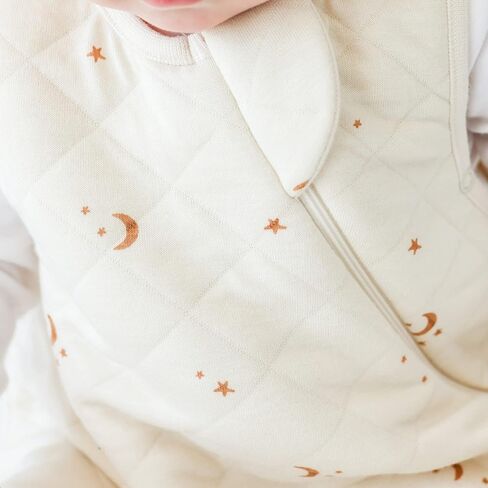 Dreambag Baby Sleep Sack, Rayon Made from Bamboo, 6-24M, Checkered | Adjustable chest and shoulder snaps mean no sizing up as baby grows, Swaddle Transition, 2-Way Zipper, 0.8 TOG Summer in Saudi Arabia