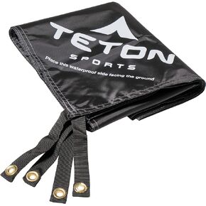 TETON Sports Mountain Ultra 4 Footprint; Waterproof Tarp for Mountain Ultra Tent Black, Mountain Ultra 4 Footprint/ 90" x 78" in Kuwait