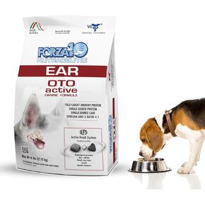 Forza10 Active Line OTO Ear Dog Food، طعام الكلاب الجاف للأسماك لعلاج عدوى أذن الكلاب وآذان صحية للكلاب البالغة (6 رطل) in Kuwait