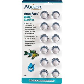 Aqueon AquaPacs Sludge Remover 4 Pack, 10 Gallon