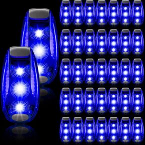 Retisee 36 Pcs Running Safety Lights for Runners LED Safety Lights for Warning Reflective Accessories Bike Lights Reflective Running Gear Clip on Light for Dog Collar, Stroller, Boat, Kayak in Saudi Arabia