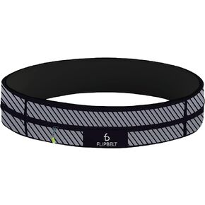 حزام الجري بسحاب FlipBelt | حزمة فاني للياقة البدنية والجري للنساء والرجال | حزمة حزام خصر غير قابلة للتهيج لمفاتيح الهاتف والمال | حزام تخزين ماص للرطوبة | شركة الولايات المتحدة الأمريكية in Kuwait