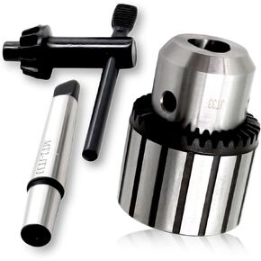Heavy Duty Optional 1/32"-5/8" 1-32"-1/2" JT33 Drill Chuck Mount & Morse Taper Shank (MT1 MT2 MT3) (1-32"-1/2",4Pcs MT1 MT2)