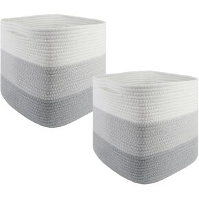 Woven Storage Cubes baskets for shelves，Baby Toy Basket for Shelves - Stylish Storage Baskets for Organizing, Laundry (Pink with Heart) in Kuwait