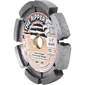 Delta Diamond Ripper Premium 4 Inch Tuck Point Diamond Blade, 1/2" Width, for Mortar Removal (4" X .500) in Kuwait