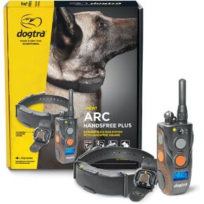 Dogtra ARC HANDSFREE Slim Ergonomic 3/4-Mile Remote Dog Training E-Collar with HANDSFREE for Discreet and Precise Control