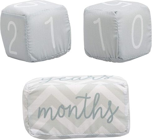 علامات معالم الطفل من كيت آند ميلو، مكعبات قطيفة لشهر الطفل، هدية للأمهات الجدد والمتوقعات، تذكارات معالم عمر الطفل، دعائم صور لحديثي الولادة in Kuwait