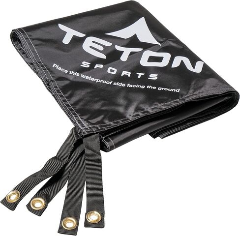 TETON Sports Mountain Ultra 4 Footprint; Waterproof Tarp for Mountain Ultra Tent Black, Mountain Ultra 4 Footprint/ 90" x 78" in Kuwait