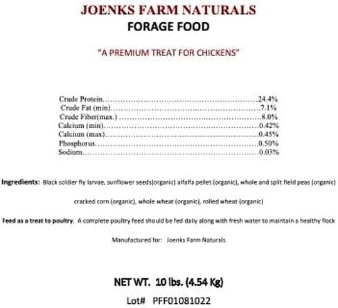 Chicken Feed Treat 10 lbs | USA Produced Grubs (Black Fly Larvae) & Organic Whole Grains in Kuwait