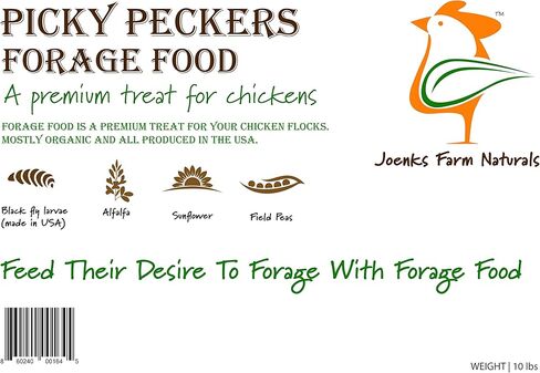 Chicken Feed Treat 10 lbs | USA Produced Grubs (Black Fly Larvae) & Organic Whole Grains in Kuwait